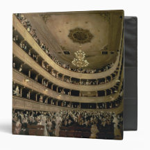 The Auditorium of the Old Castle Theatre, 1888 Vinyl Binder