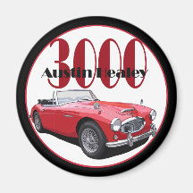 The Austin Healey 3000 Refrigerator Magnet