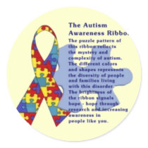"The Autism Awareness Ribbon"