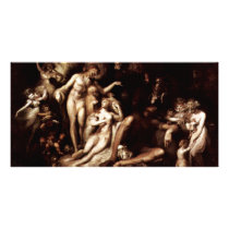The Awakening Of The Fairy Queen Titania By Füssli Custom Photo Card