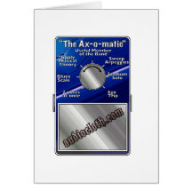 The Axomatic Guitar FX Pedal Greeting Card