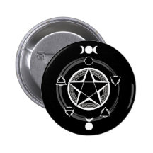 The Azodnem (Dark) Pentacle Buttons