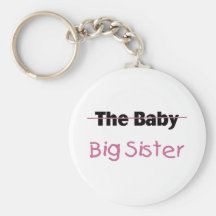The Baby  Big Sister Key Chain