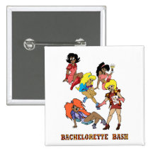 "The Bachelorettes" Pinback Buttons