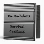 The Bachelor's Survival Cookbook Binder