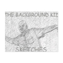 The Background Kid CD Cover Post Cards