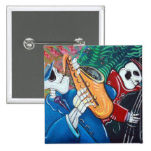 The Bad Blues Bone Band Pins