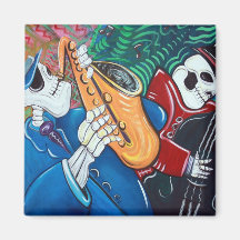 The Bad Blues Bone Band Refrigerator Magnets