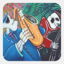 The Bad Blues Bone Band Stickers