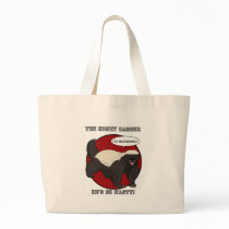 The Badassed Honey Badger Canvas Bags