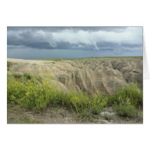The Badlands Greeting Card