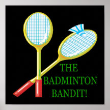 The Badminton Bandit Poster