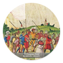 The Baggage Detail By Altdorfer, Albrecht Round Sticker