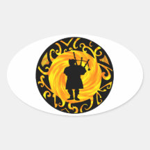 THE BAGPIPES DAWN STICKER