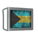 The Bahamas Flag Belt Buckle