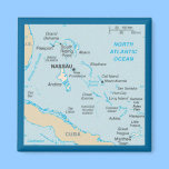 The Bahamas Map Magnet magnets