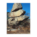 The Balancing Rocks, Harare, Zimbabwe rock formati Postcards