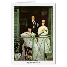 The Balcony By Manet Edouard Greeting Cards