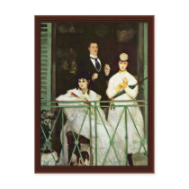 The Balcony By Manet Edouard Post Cards