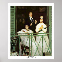The Balcony By Manet Edouard Print