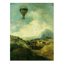 The Balloon or, The Ascent of the Montgolfier postcards