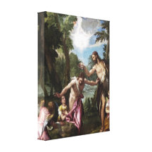 The Baptism of Christ by Paolo Veronese Canvas Prints