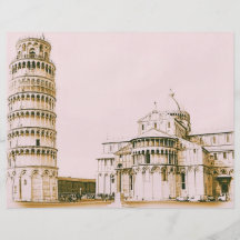 The Baptistery of St John - Leaning Tower Of Pisa Personalized Flyer