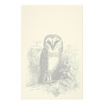 The Barn Owl Personalized Stationery