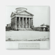 The Barriere de l'Etoile, Paris, 1858-78 Fridge Magnets