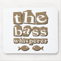 The Bass Whisperer Mousepads