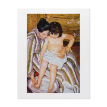 The Bath by Mary Cassatt mother bathing child art Flyers
