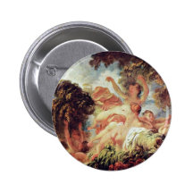 The Bathers By Fragonard, Jean-Honoré (Best Qualit Button