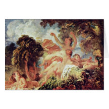 The Bathers By Fragonard, Jean-Honoré (Best Qualit Cards