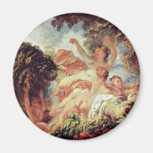 The Bathers By Fragonard, Jean-Honoré (Best Qualit Refrigerator Magnet