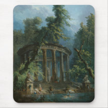 The Bathing Pool - Hubert Robert Mousepads