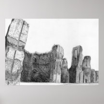 The Baths of Caracalla Print