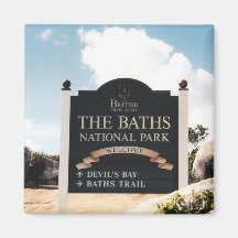 The Baths - Virgin Gorda Refrigerator Magnet