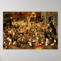 The Battle between Carnival and Lent Print