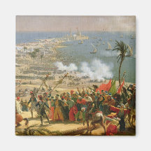 The Battle of Aboukir, 25th July 1799 Refrigerator Magnets
