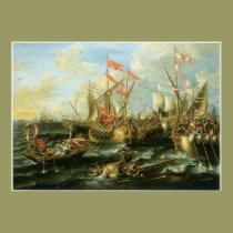 The Battle of Actium, 2 September 31 BC posters
