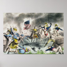 The Battle of New Orleans, pub.Nathaniel Currier Posters