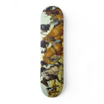 The Battle of Prairie Dog Creek by Ralph Heinz Skate Deck