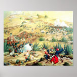 The Battle of Puebla, 5 May 1862 Poster