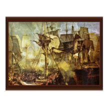 The Battle Of Trafalgar By Steuerbordbesanwanten Post Cards