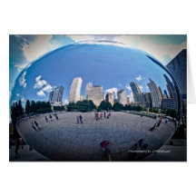 "The Bean" - Millennium Park Chicago Cards