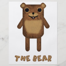 The Bear from "The Bear, The Cloud, And God" Custom Flyer