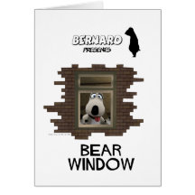 The bear window tarjetón