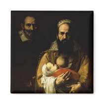 The Bearded Woman Breastfeeding, 1631 Magnet