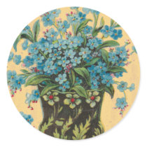 The Beauty of Vintage Round Stickers