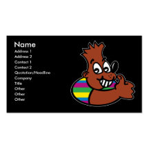 The Beav Profile Card Business Card Templates